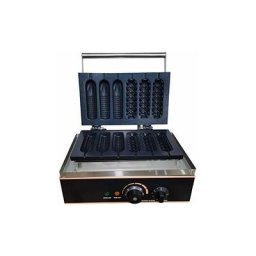 Gaufrier Commercial Gaufres 6 Pièces Gaufrier Gaufrier En Acier Inoxydable 1500W