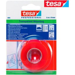 Ruban double face transp. exter. 5m x 19mm 4965 Tesa