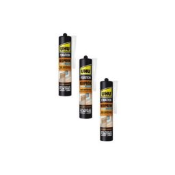 UHU - Un lot de 3 Colles fixation Néoprène cartouche - 3 x 350g