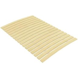Sommier à lattes, Résistant et confortable, Cadre à lattes avec 17 lattes 80x200 cm OIB4363E - Brun
