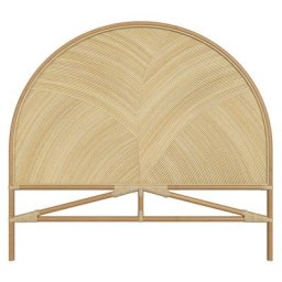 Tête de lit en rotin naturel 140 cm - Beigia - Marron Clair