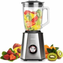 Mellerware - Mixeur Blender Multifonction Mixy! | Verre de Cristal 1,5L | Mélangeur 2 Fonctions
