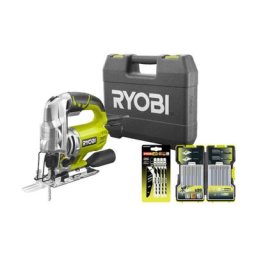 Pack Ryobi Scie sauteuse pendulaire RJS980-KA5 - 600W - 98mm - coffret de 20 lames - bois - métal