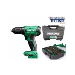 Hikoki DS18DA / DS18DD Perceuse-visseuse à accu Basic + 32tlg Bit-Box (Box i) + coffret