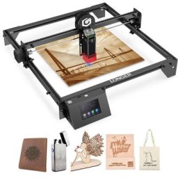 RAY5 Laser Graveur Machine Laser Cutter Gravure cnc Machine, Verre Bois Acrylique Bijoux Métal