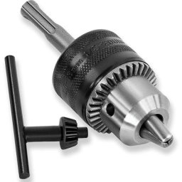 Adaptateur SDS-Plus Mandrin Perceuse 13 mm 1/2-20 unf avec et Clé de Serrage