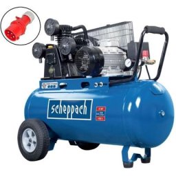 Compresseur D'Air A 3 Cylindres 100 Lt 3000w 4hp 10 Bar Scheppach Hc550tc 400v