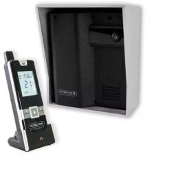 Interphone 100% sans-fil autonome sur piles 600 mètres longue distance - UltraCOM2 Noir 600-SOLO