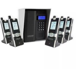 Interphone autonome sur piles 100% sans-fil collectif / multipropriétés - UltraCOM3 noir visière