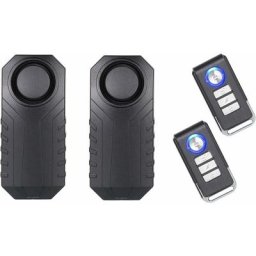 Alarme Vélo, Antivol pour Véhicules Moto Moto avec Télécommande, 113 db Super Fort (Pack De 2)