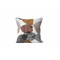 Soleil D'ocre - Housse de coussin 40x40 cm modern, par Multicolore