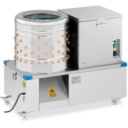 Plumeuse De Volaille Avec Échaudoir Machine à Échauder & Plumer ø50cm 55L 1,5kW - Bleu, Gris foncé,