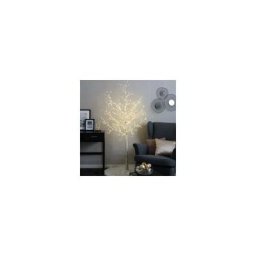 Bouleau lumineux Lucidum Micro led H180 cm Blanc chaud