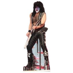 Figurine en carton taille reelle Paul Stanley, groupe Kiss 177cm
