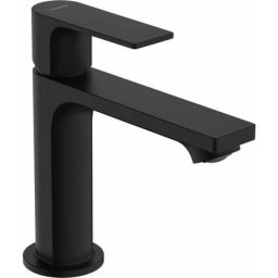 Hansgrohe - Rebris e - Mitigeur de lavabo avec vidage, noir mat 72557670
