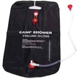 BSR - Sac de douche solaire, sac de douche de camping, 20 litres, sac de douche chauffant avec