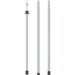 True Deal - Mât de bâche télescopique avec longueur de 102-260 cm Aluminium