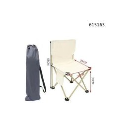 Trade Shop - Chaise De Camping Pliante Portable 39x65 Cm Pêche à Pique-nique Avec Sac 615163 -