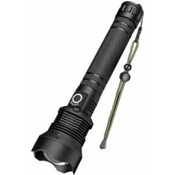 Lampe Torche LED,90000 Lumens Lampe de Poche XHP70 Ultra Puissante Ajustable Zoomable Étanche