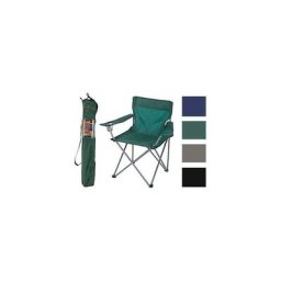 Silla plegable políester con respaldo - talla