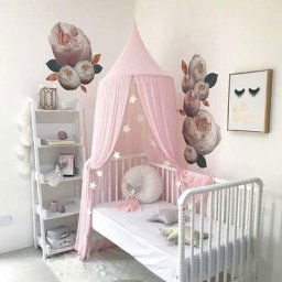 Svkbjroy - Ciel de Lit Enfant Moustiquaire pour Enfants Décoration de Chambre d'enfant Baldaquin de