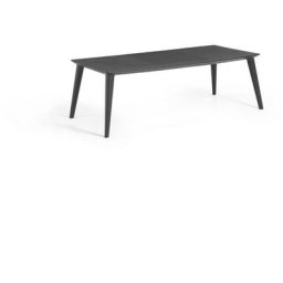 Allibert - Table de jardin - rectangulaire - gris graphite - en résine - 8 a 10 personnes - Lima by