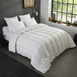 Couette Nuits Calmes - Anti-Acariens -Tempérée - 140/200 Dodo Blanc