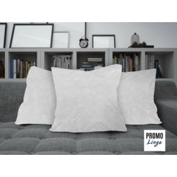 Lot de 2 Oreillers Fermes 60x60cm à flocon mémoire de Forme, Coussin carré antiacarien et anti