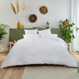 Couette Hotel 500g/m2 - Très Chaude - 140x200cm Bleu Calin