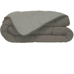 Calgary Couette chaude Microfibre 400g/m² Taupe & Lin 240x260cm