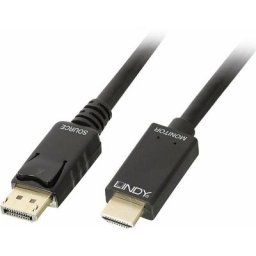 DisplayPort / hdmi Câble adaptateur Fiche mâle DisplayPort, Fiche mâle hdmi-a 1.00 m noir 36921