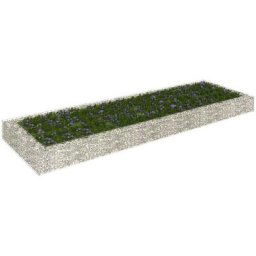 SalesHot® Jardinière fleurs - Lit surélevé à gabion Acier galvanisé 300x100x20 cm Super73767