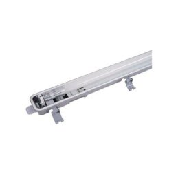 Kit de Réglette led étanche + 1 Tube Néon led 150cm T8 22W - Blanc Neutre 4000K - 5500K - Blanc