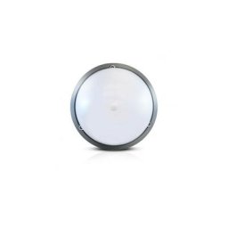 Miidex Lighting - led Hublot + Détecteur ir Ø300 18W 1450LM 4500K IP65 Gris Anthracite
