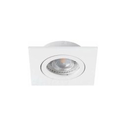 Kanlux - Support de spot encastrable perçage 70mm carré Blanc