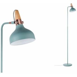 Lampadaire Neordic Juna 1-flamme douce vert / cuivre / bois 796,54