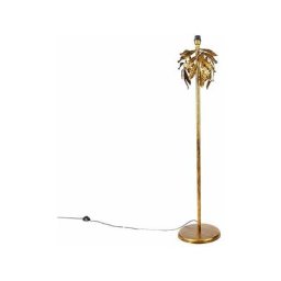 Linden - Lampadaire Classique/Antique - 1 lumière - h 146 cm - Doré/Laiton - Classique/Antique