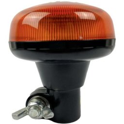 Gyrophare led Mini rkl fest 20305 12 v/dc, 24 v/dc support normé flexible, support normé orange