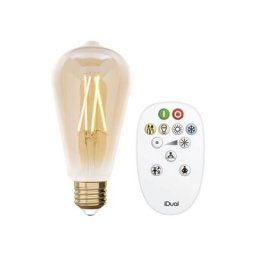 Lampe led à Filament Idual ST64 Ambre E27 9W