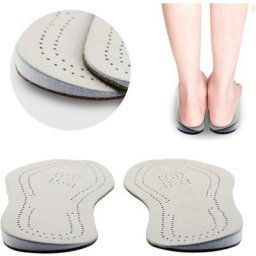 M)Confort, Amorti Cuir O/x Leg orthopédique Semelles de Correction Points de Chaussure de