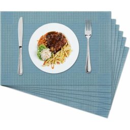 Set de Table Lot de 6 Sets de Table PVC Lavable Résiste à la Chaleur et Antidérapant Dessous de
