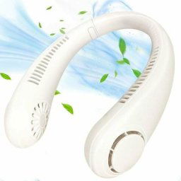 Ventilateur de Cou Portable Personnel, Mini Ventilateur Rechargeable usb Sans Lame Silencieux avec
