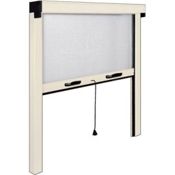 Inferramenta - Moustiquaire irs-ce aluminium ivoire 140x170 cm vertical pour fenA tres