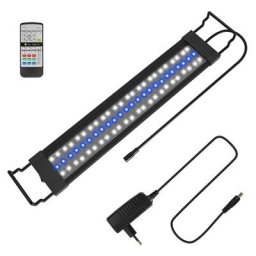 Swanew - led Aquarium Dimmable avec Télécommande Éclairage pour Plante Poisson,50.5cm,55-80CM