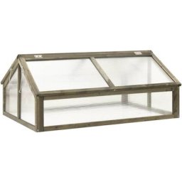 Serre Gris 114x80x50 cm Bois de sapin