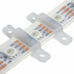 100pcs Clip de Fixation Attache Ruban Led pour Bande Lumineuse Supports de Fixation Clips led Strip
