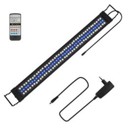 Swanew - led Aquarium Dimmable avec Télécommande Éclairage pour Plante Poisson,86.5cm,90-120CM