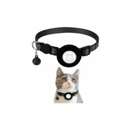 Airtag Apple Air Tag Collier pour chat avec boucle de sécurité et cloche, collier réfléchissant