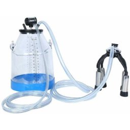 Machine à traire pour la vache, réservoir transparent transparent de seau de machine à traire de
