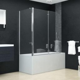 Vidaxl - Cabine de douche pivotante-pliante esg 120x68x130 cm